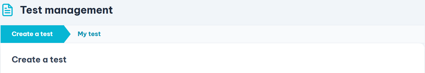 Create text option screenshot