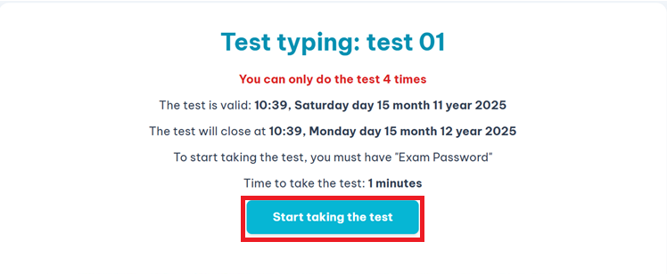 Registration page screenshot